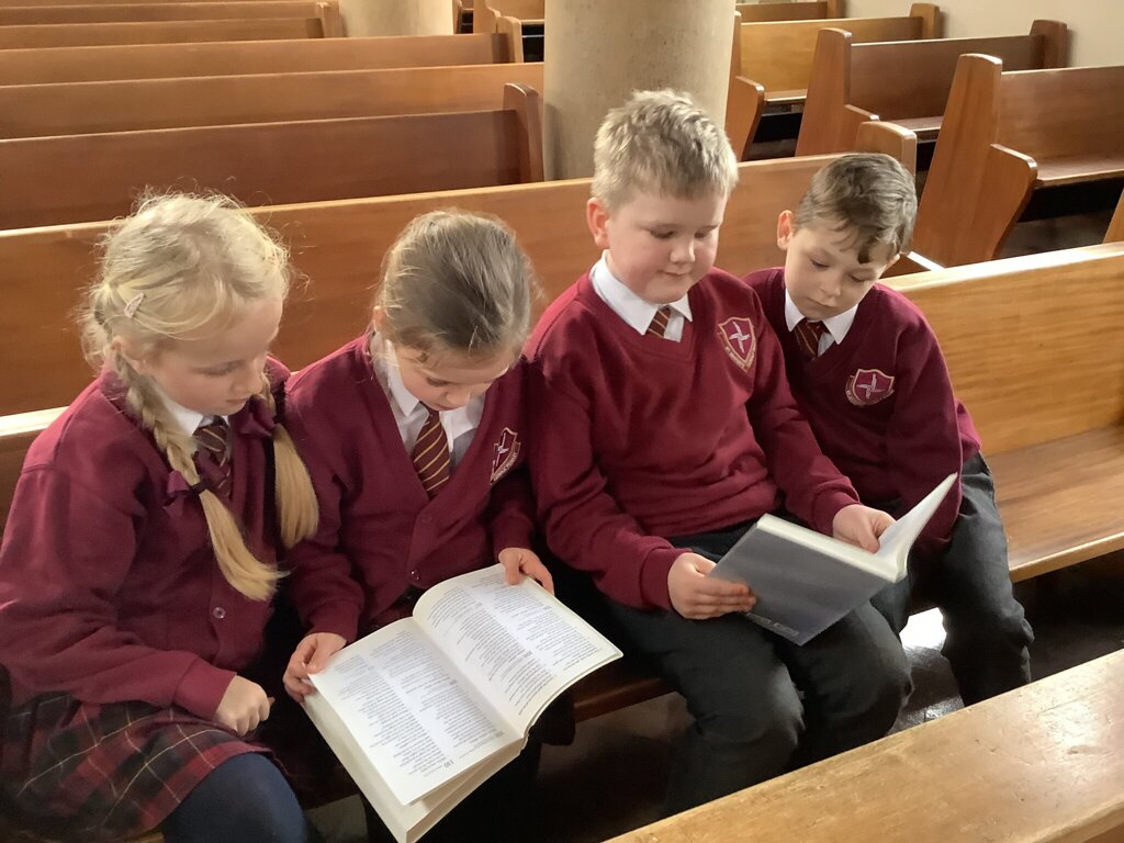 Image of Visiting Church to see the Books Used in Church