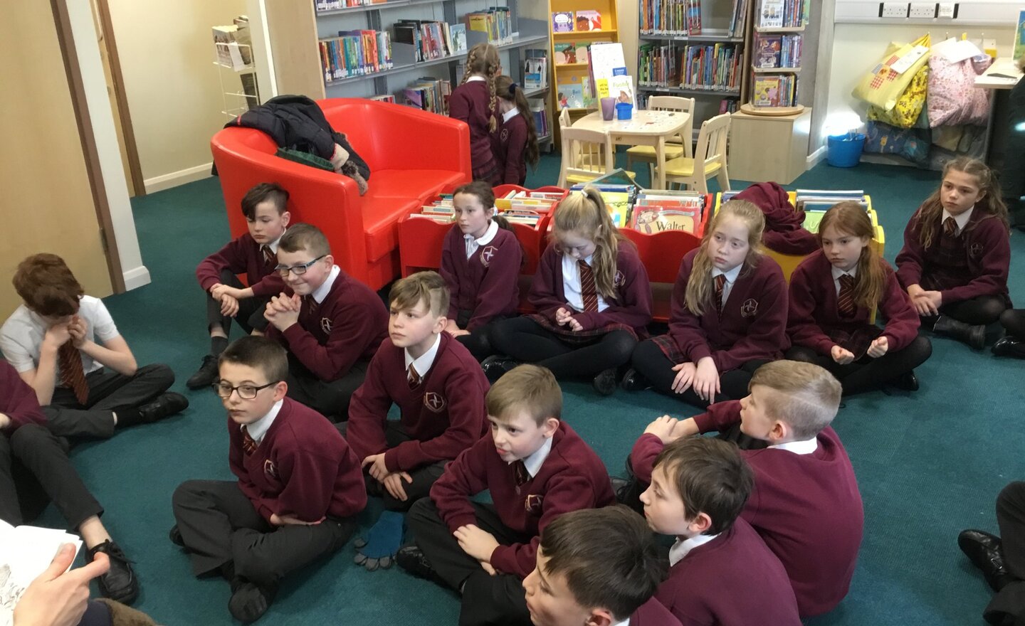 Image of Egremont library visit