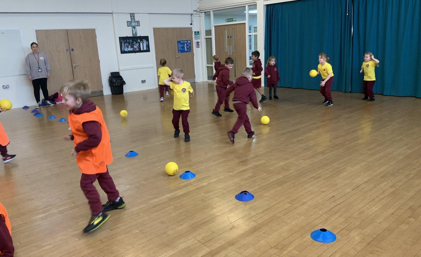 Image of Dodgeball in Reception